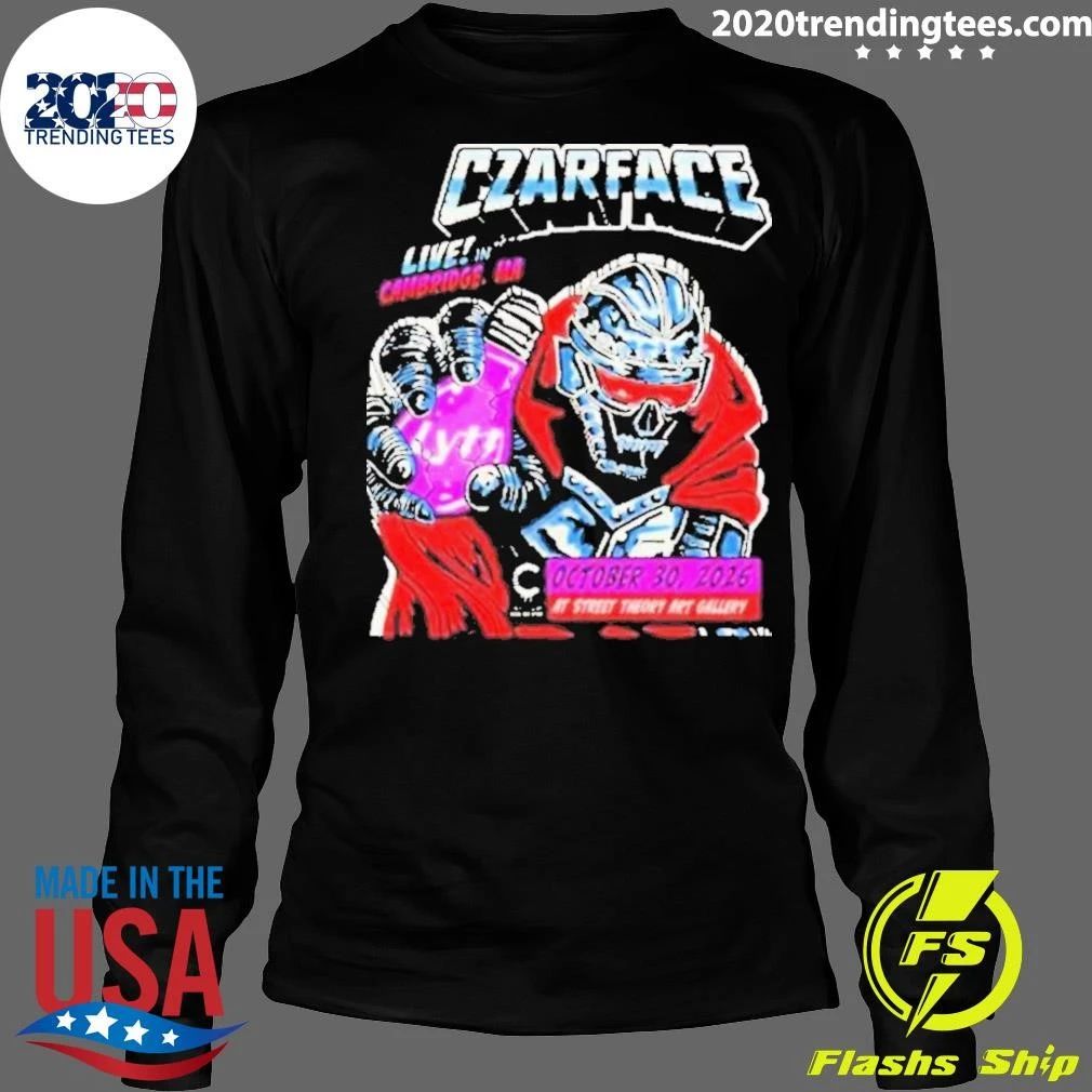 Czarface Cambridge MA At Street Theory Art Gallery In Cambridge MA On October 30 2026 Shirt