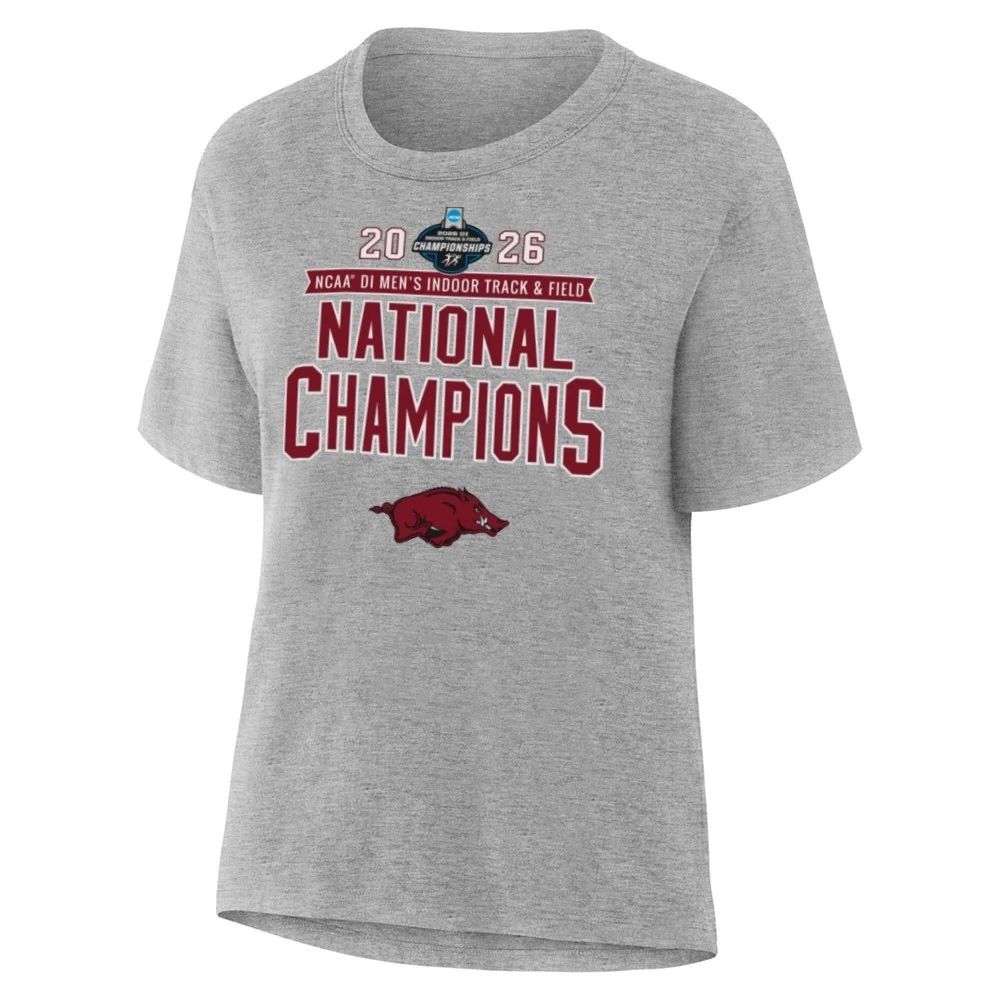 Arkansas Razorbacks 2026 NCAA Men’s Indoor Track & Field National Champions Shirt