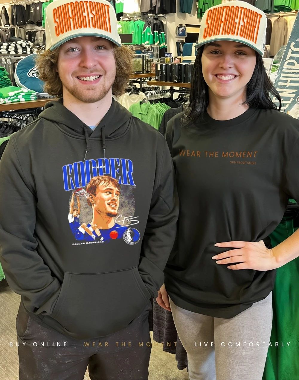 Cooper Flagg Dallas Mavericks Dual signature shirt