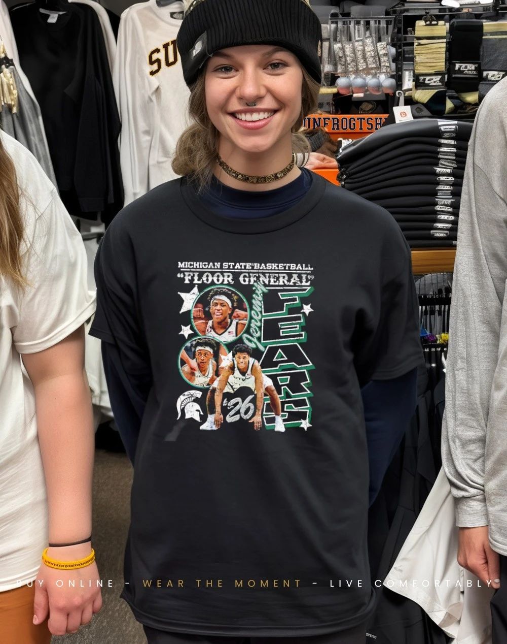 Jeremy Fears Michigan State Spartans Floor General graphic shirt