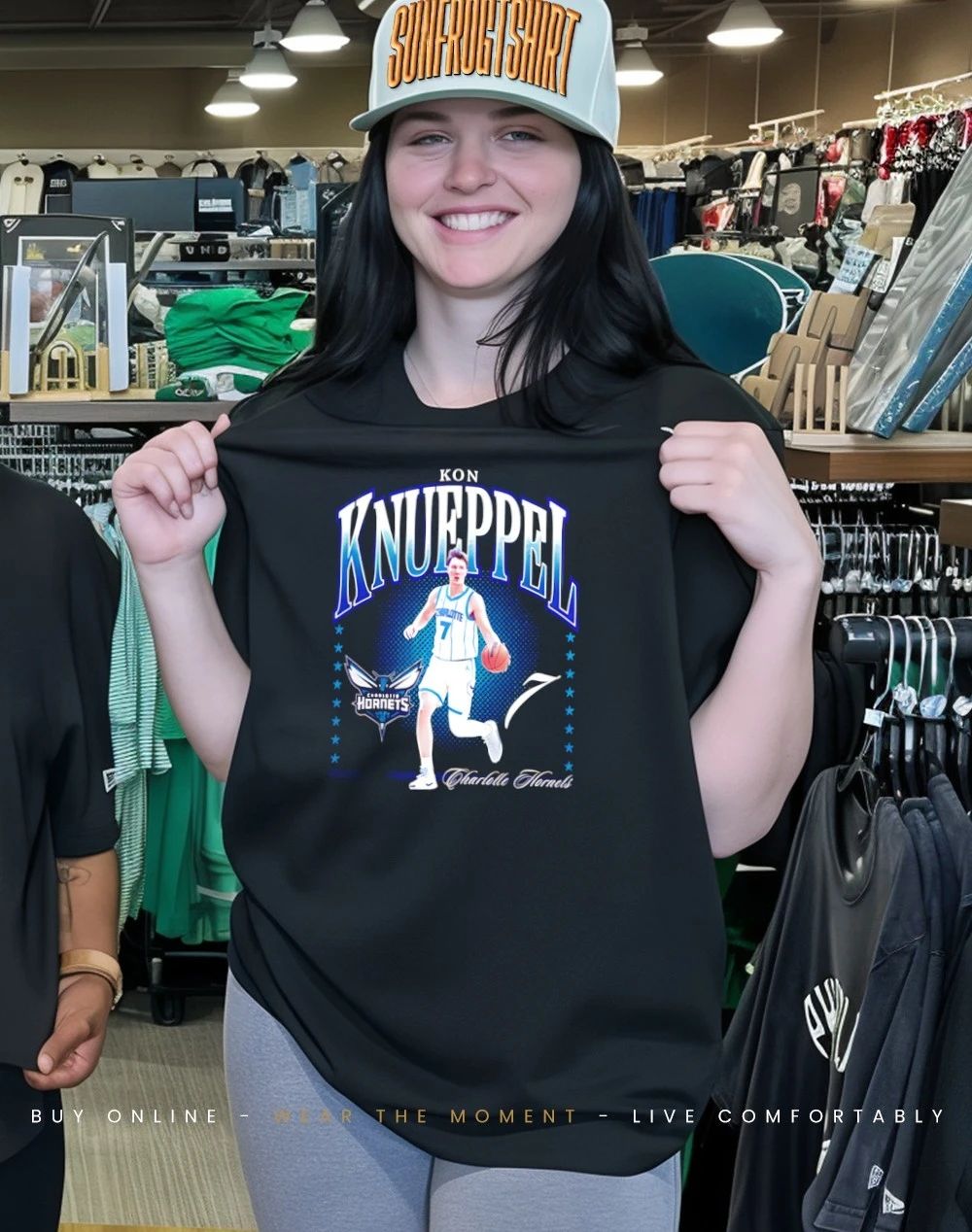 Kon Knueppel Charlotte Hornets Hype graphic shirt