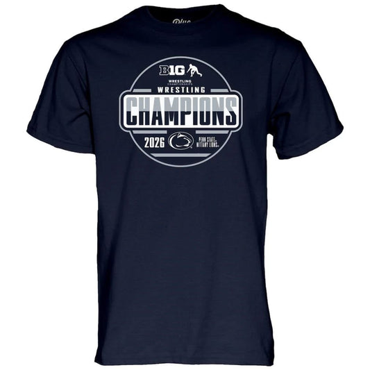 Penn State Nittany Lions 2026 Big Ten Men’s Wrestling Tournament Champions Locker Room Shirt