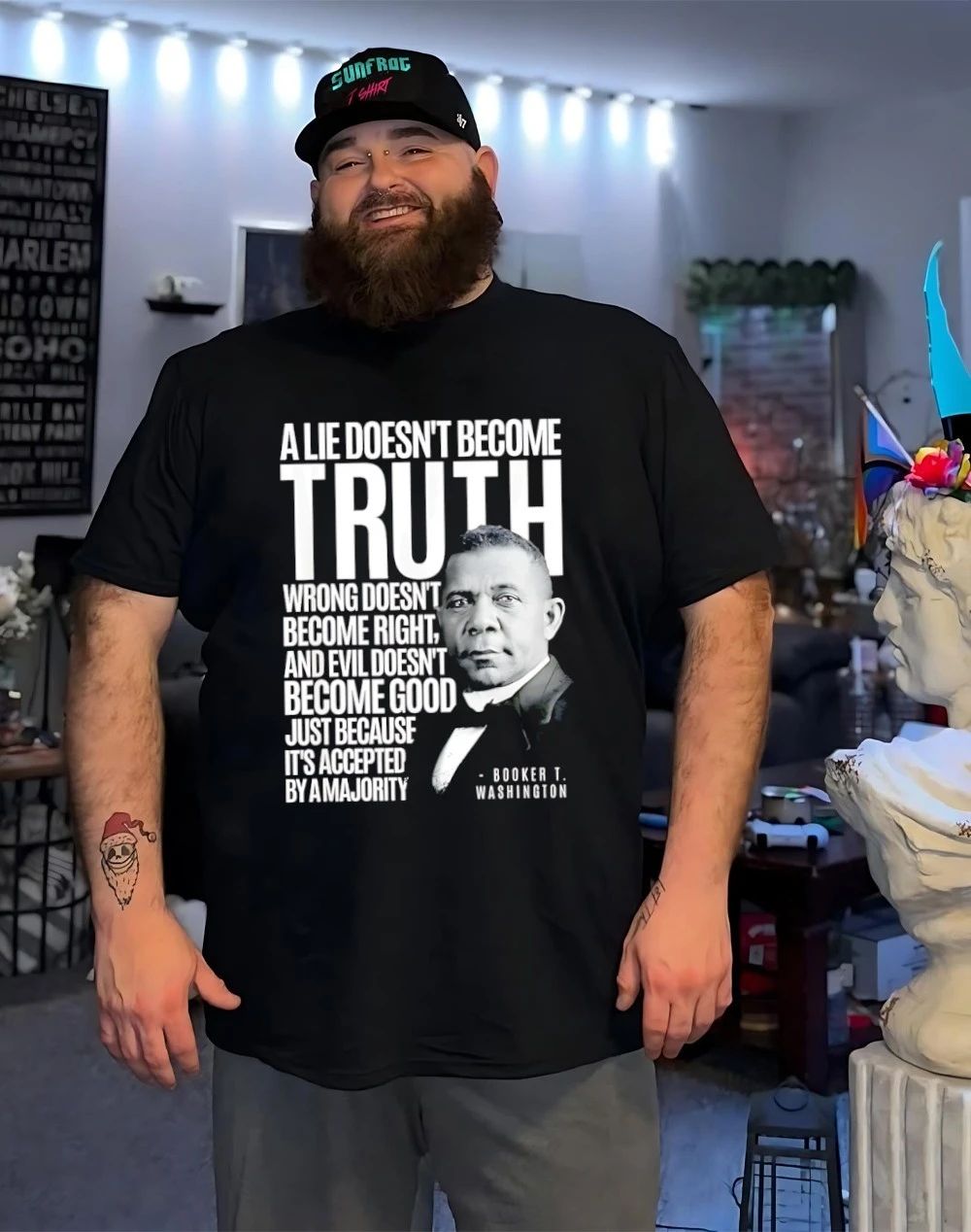 Booker T Washington a lie doesn’t become Truth shirt