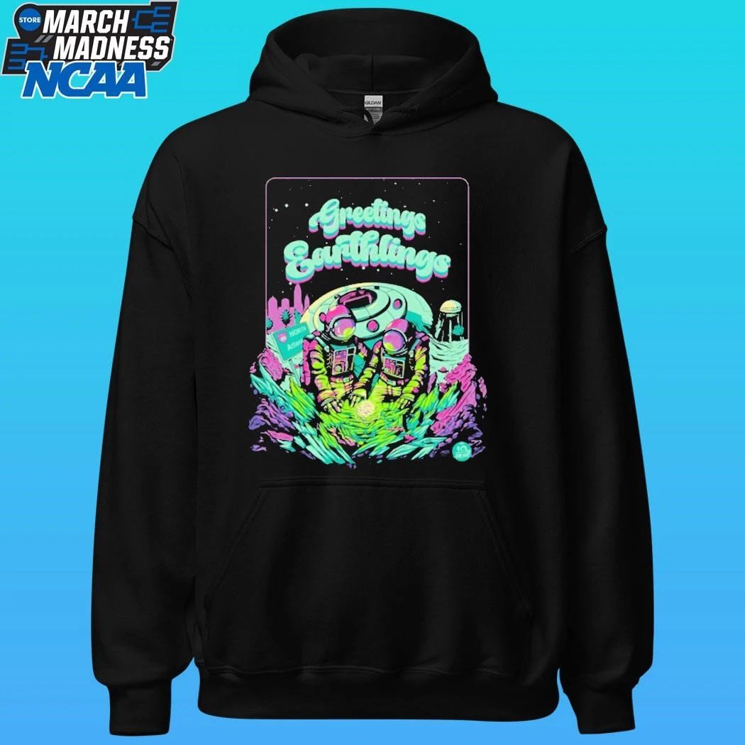 Greetings Earthlings Ufo Space Shirt