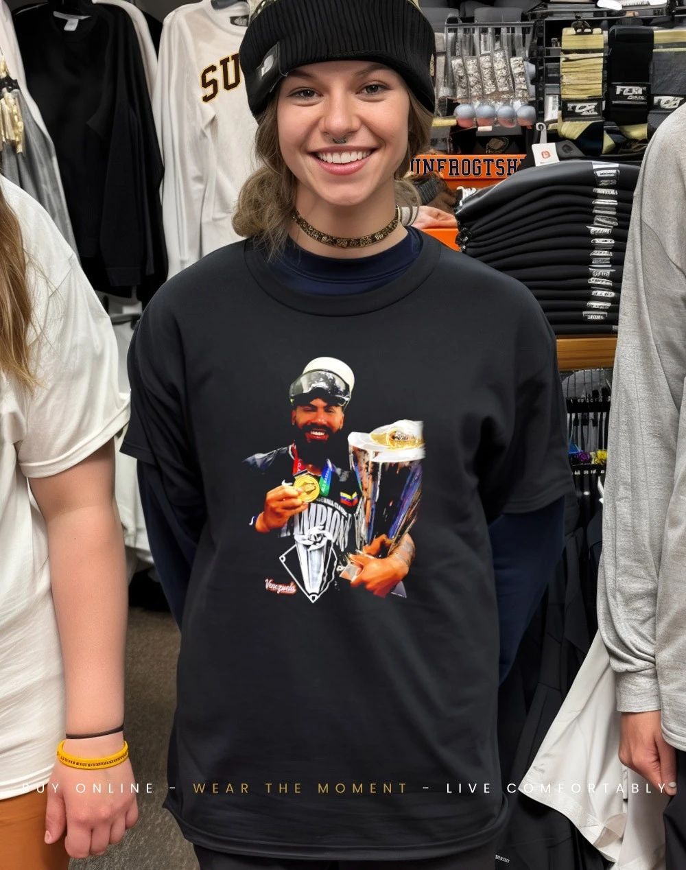 Maikel José García 2026 World Baseball Classic Champions trophy shirt