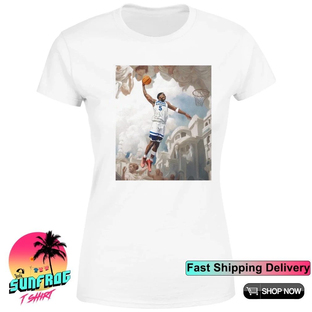 Minnesota Timberwolves Greek Ant Man Anthony Edwards Front and Back shirt