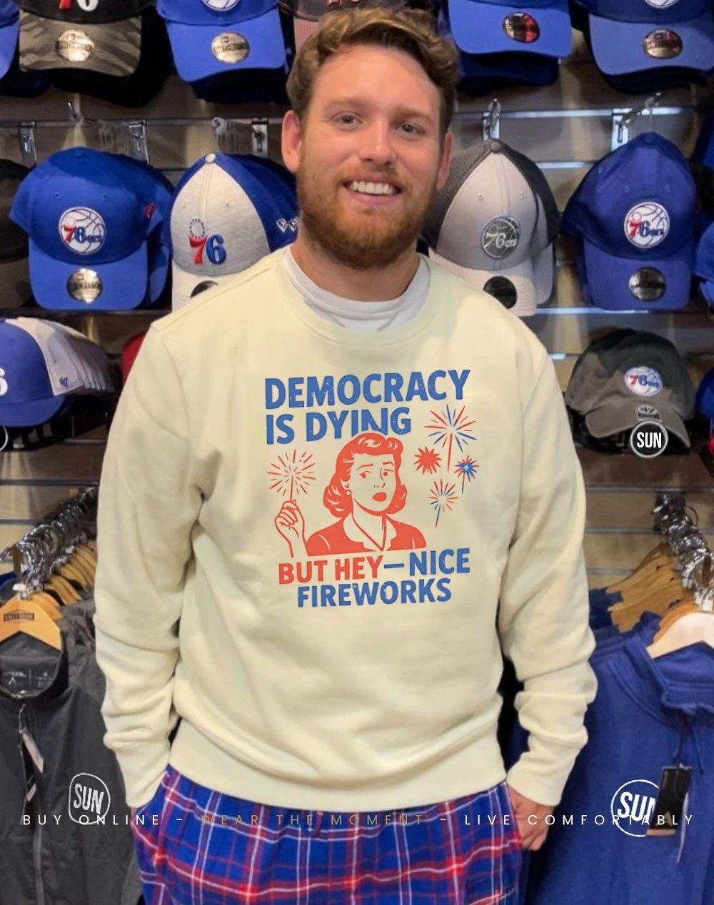 Democracy Is Dying But Hey Nice Fireworks 4th Of July shirt