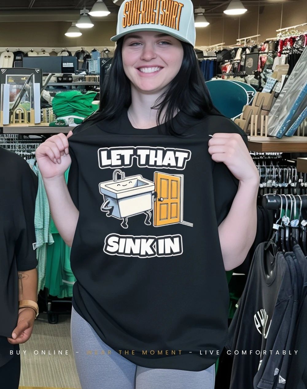 Let that sink in cartoon shirt