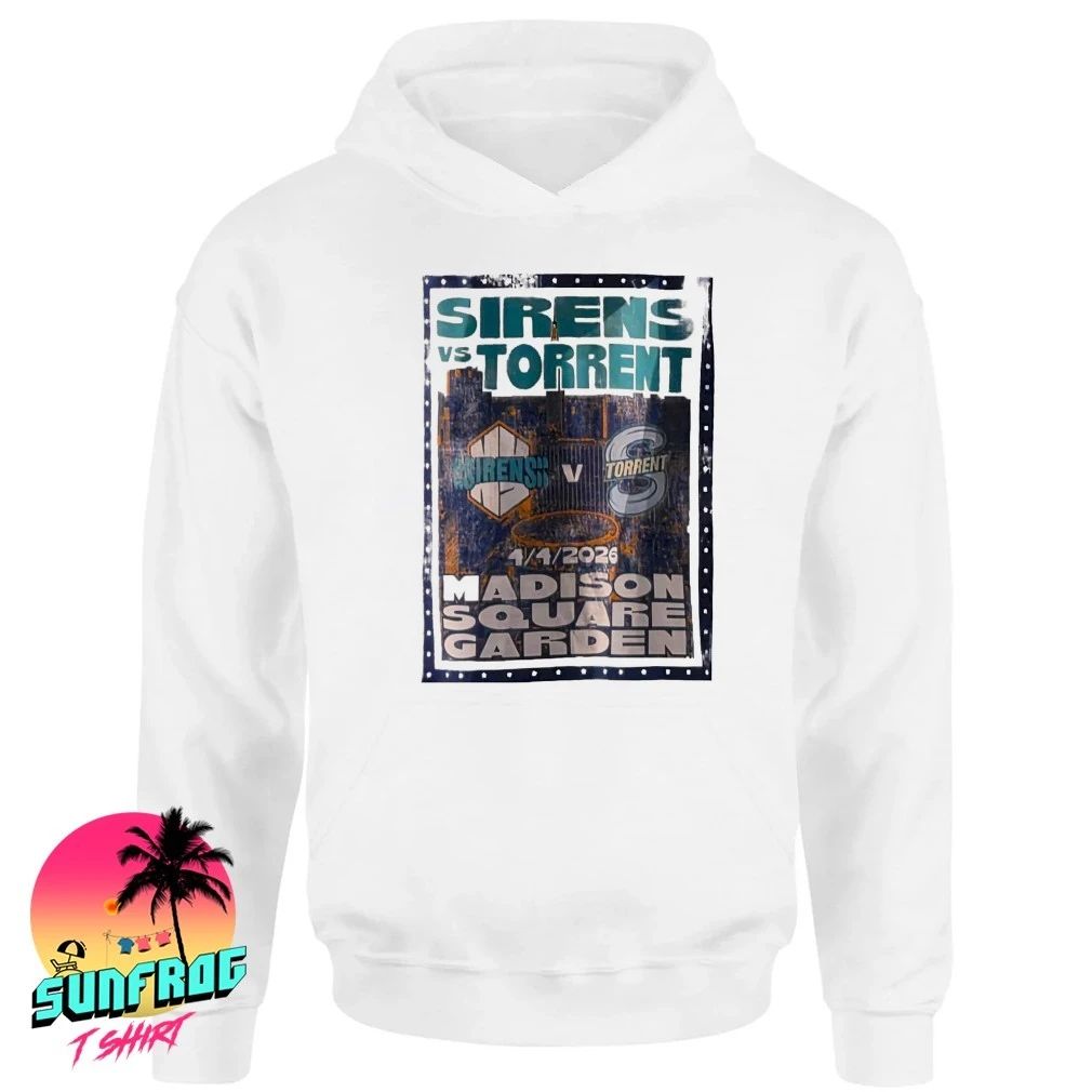 New York Sirens vs Seattle Torrent Madison Square Garden 2026 shirt