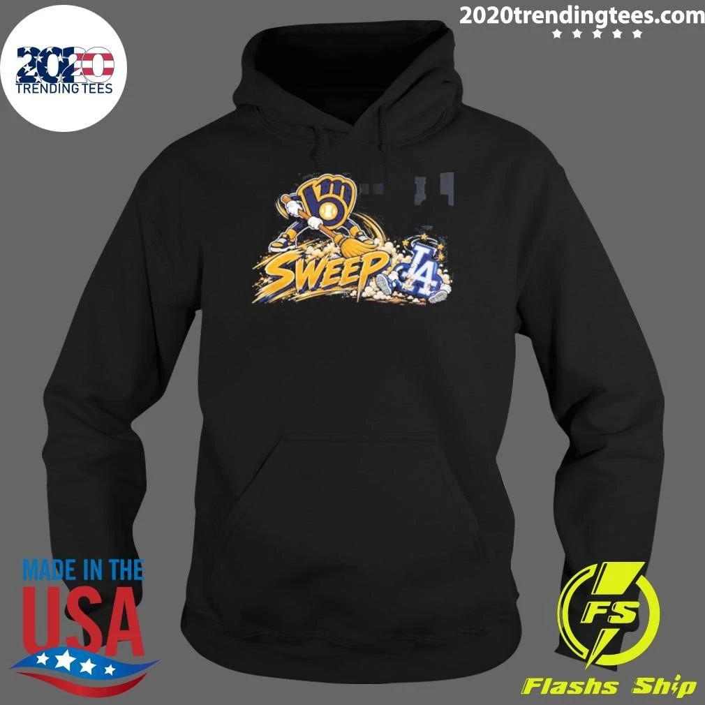 Milwaukee Brewers Sweep Los Angeles Dodgers 4-0 2026 NL Champions Shirt