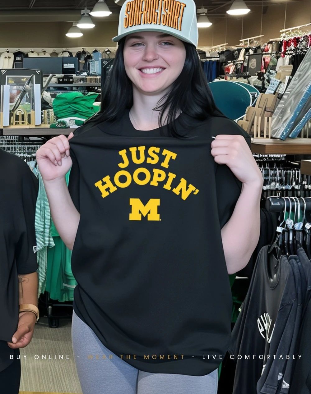 Michigan Wolverines Just Hoopin’ shirt