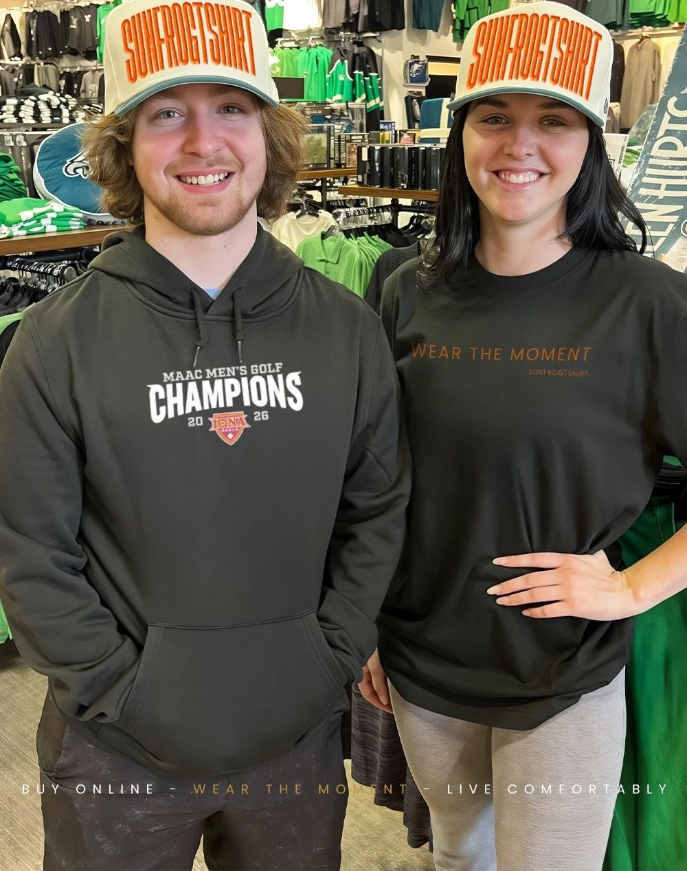 Iona 2026 MAAC Men’s Golf Champions shirt