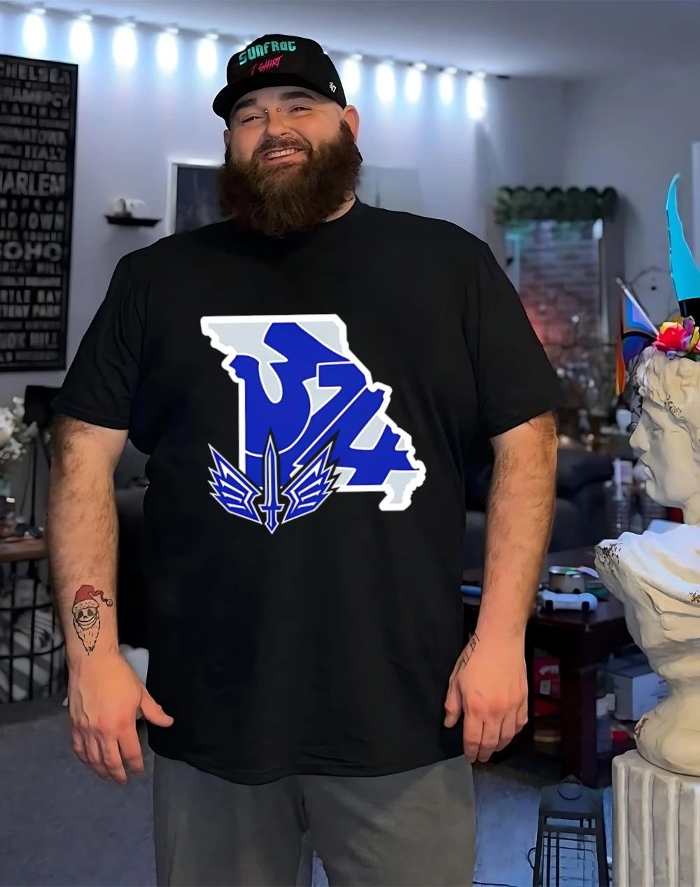 St. Louis Battlehawks Area Code Silhouette shirt