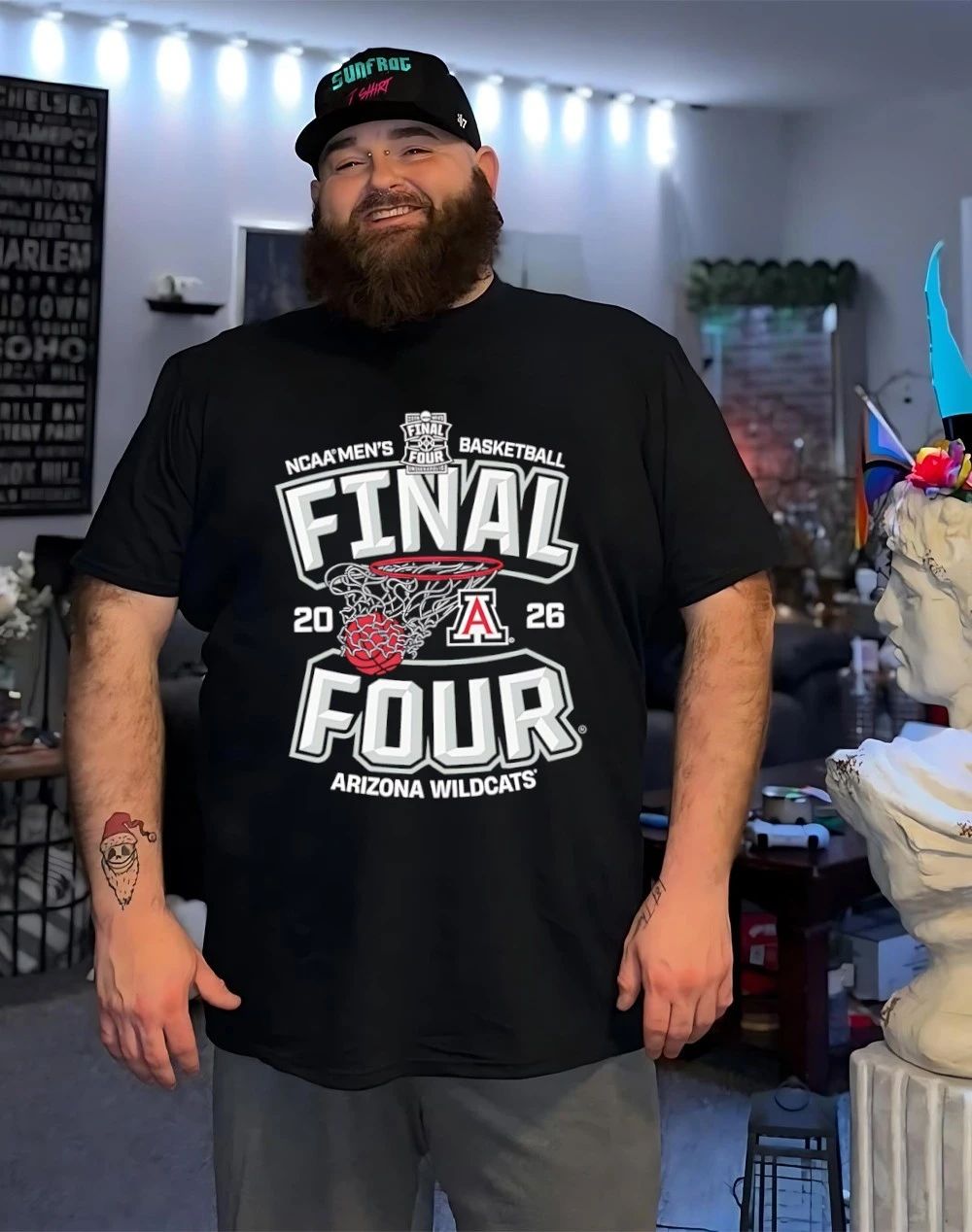 Arizona Men’s Basketball 2026 Final Four March Madness Hoop shirt