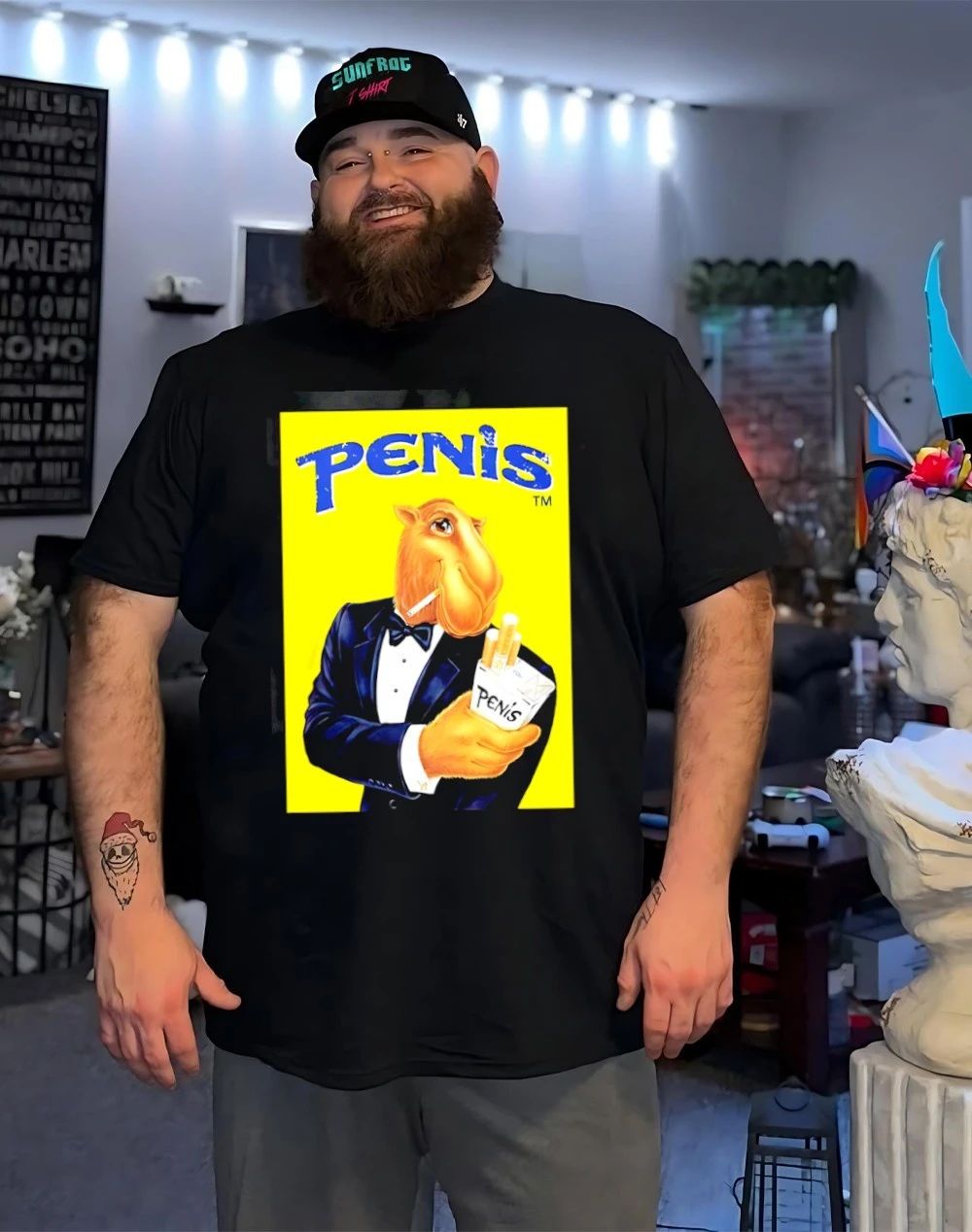 Camel Penis smoking meme shirt