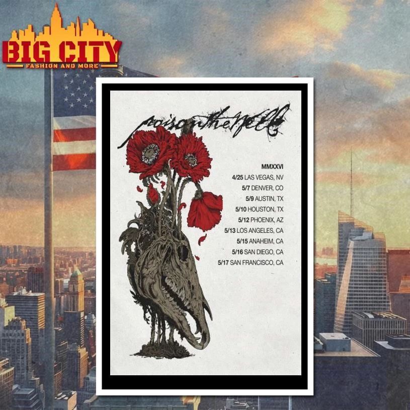 Crush the Coast In Corpus Christi TX On May 2-3 2026 Tour Poster New Shirt