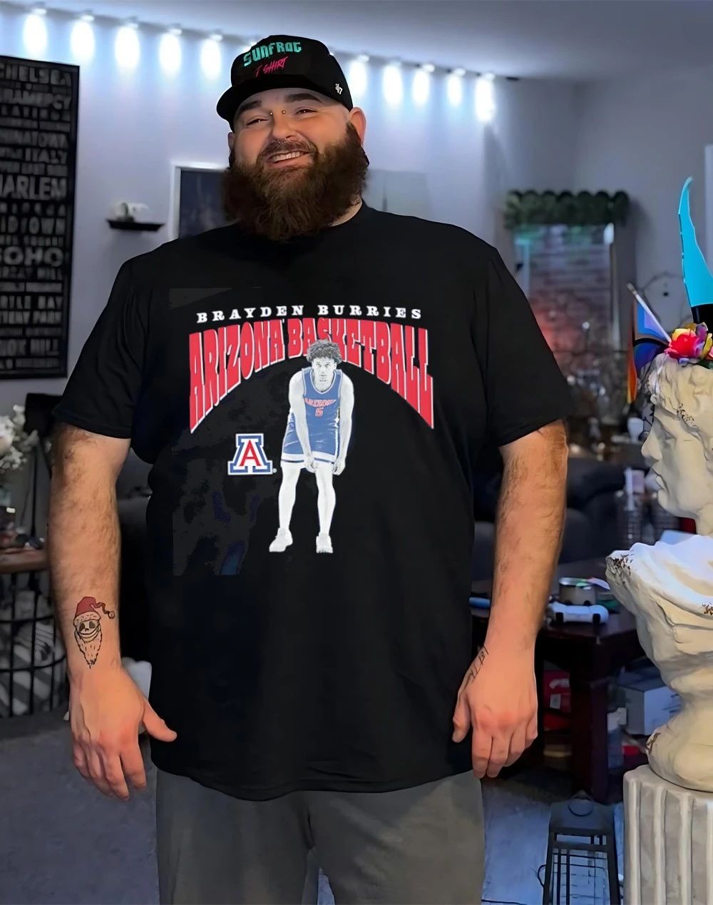 Brayden Burries Arizona Wildcats Retro 90s shirt