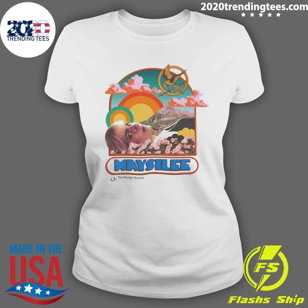 The Hunger Games Sunrise on the Reaping Maysilee Retro Shirt