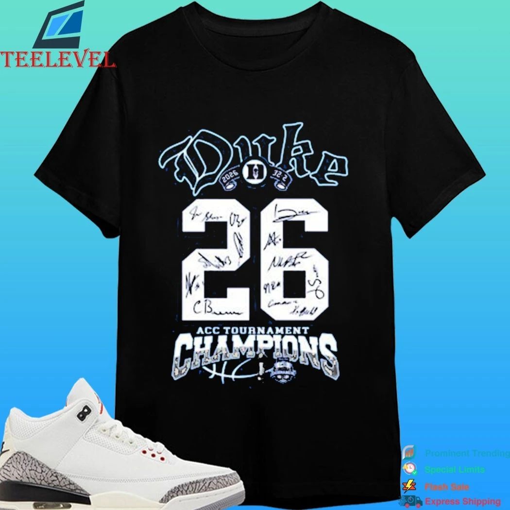 Duke 2026 Acc Tournament Champions Shirt