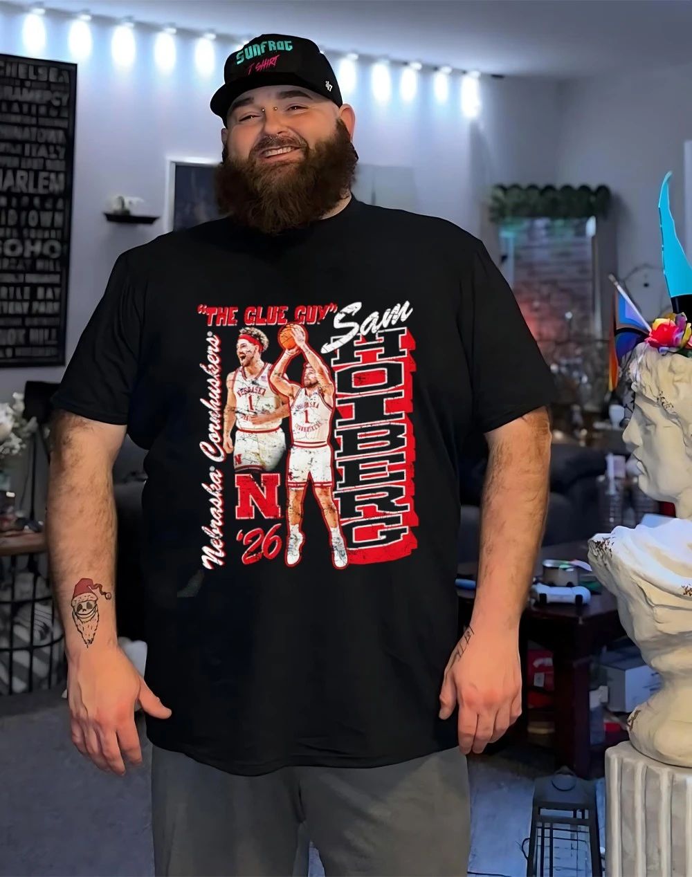 Sam Hoiberg Nebraska Cornhuskers The Glue Guy ’26 shirt