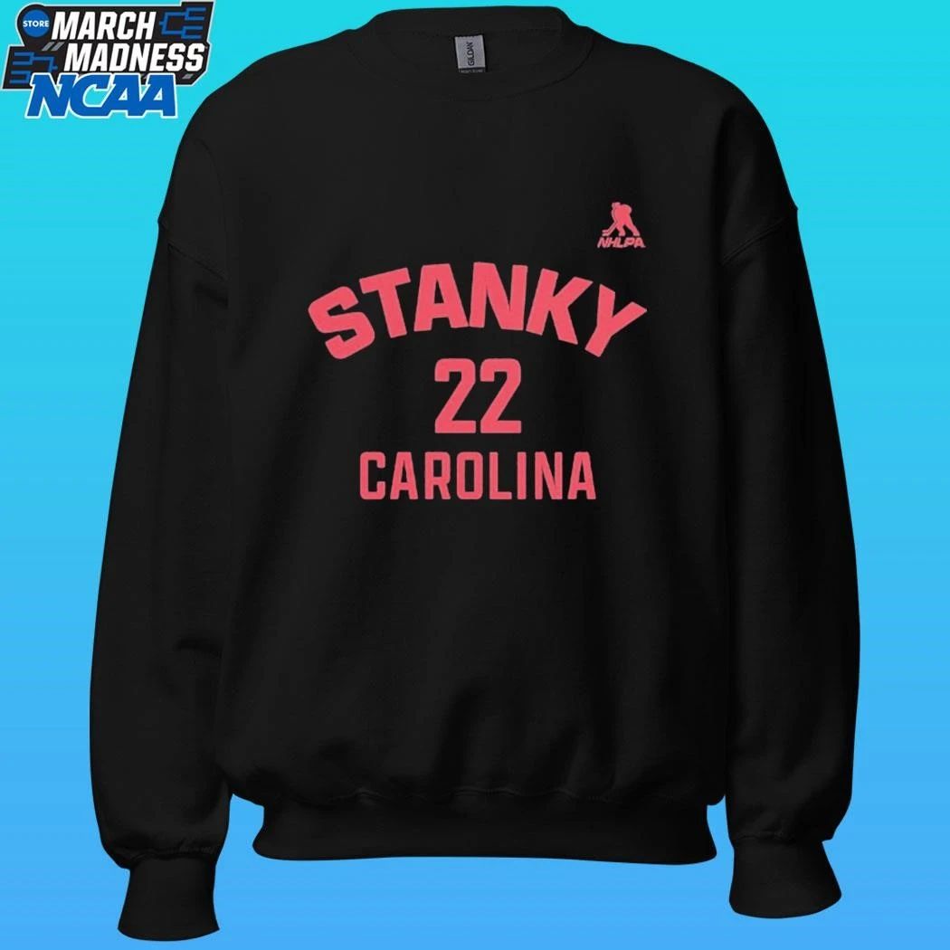 Logan Stankoven Carolina Name & Number Shirt