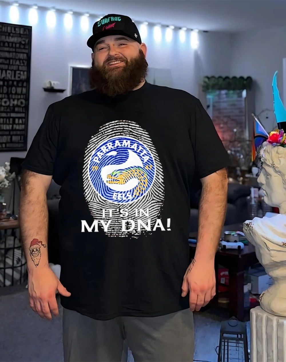 Parramatta Eels it’s in my DNA fingerprint shirt