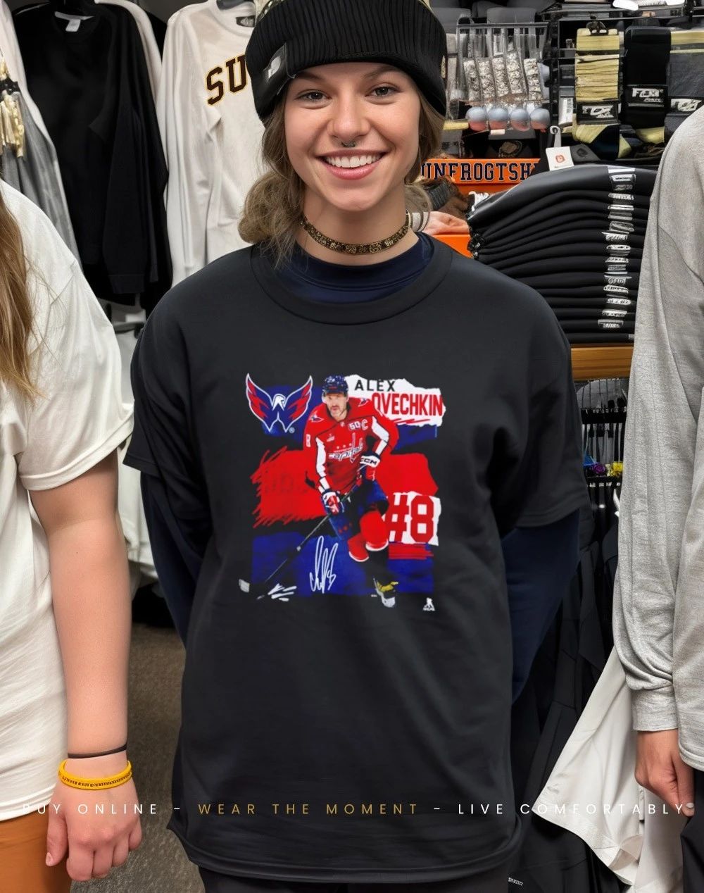 Washington Capitals Alexander Fresh Ice signature shirt
