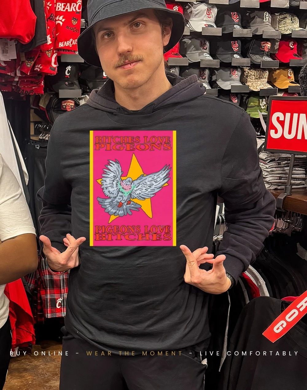 Pigeon bitches loves pigeons pigeons love bitches shirt