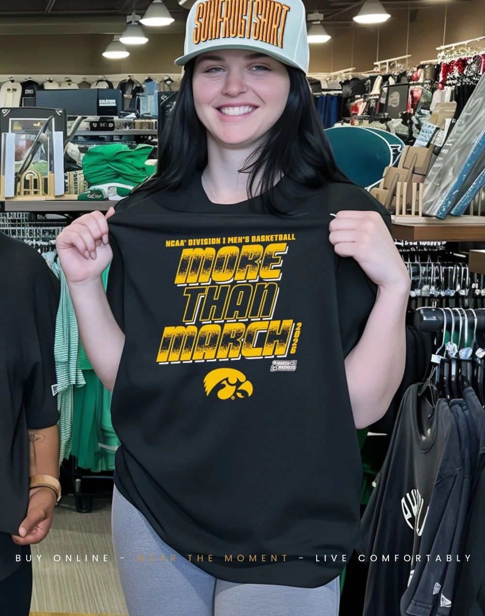 Iowa Hawkeyes 2026 March Madness NCAA Division I Men’s Baksetball More Than March shirt