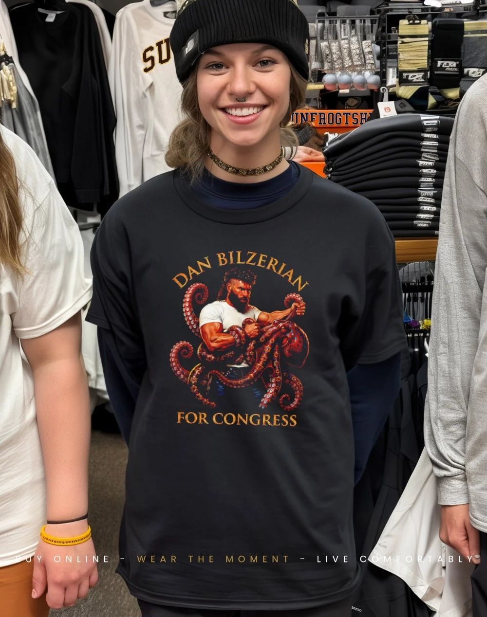 Dan Bilzerian For Congress Octopus shirt