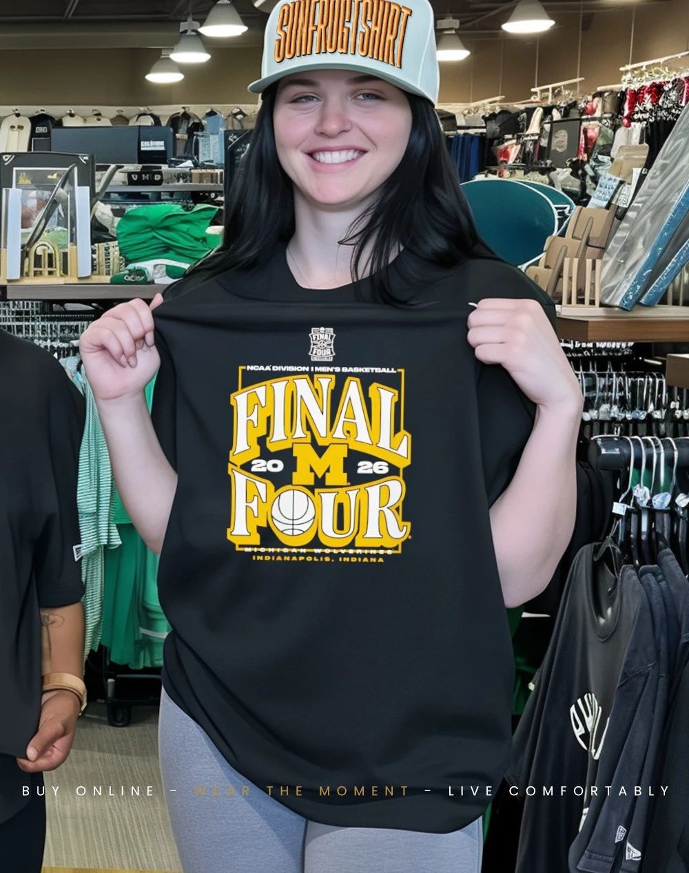 Michigan Wolverines NCAA Men’s Basketball Tournament March Madness Final Four ’26 shirt