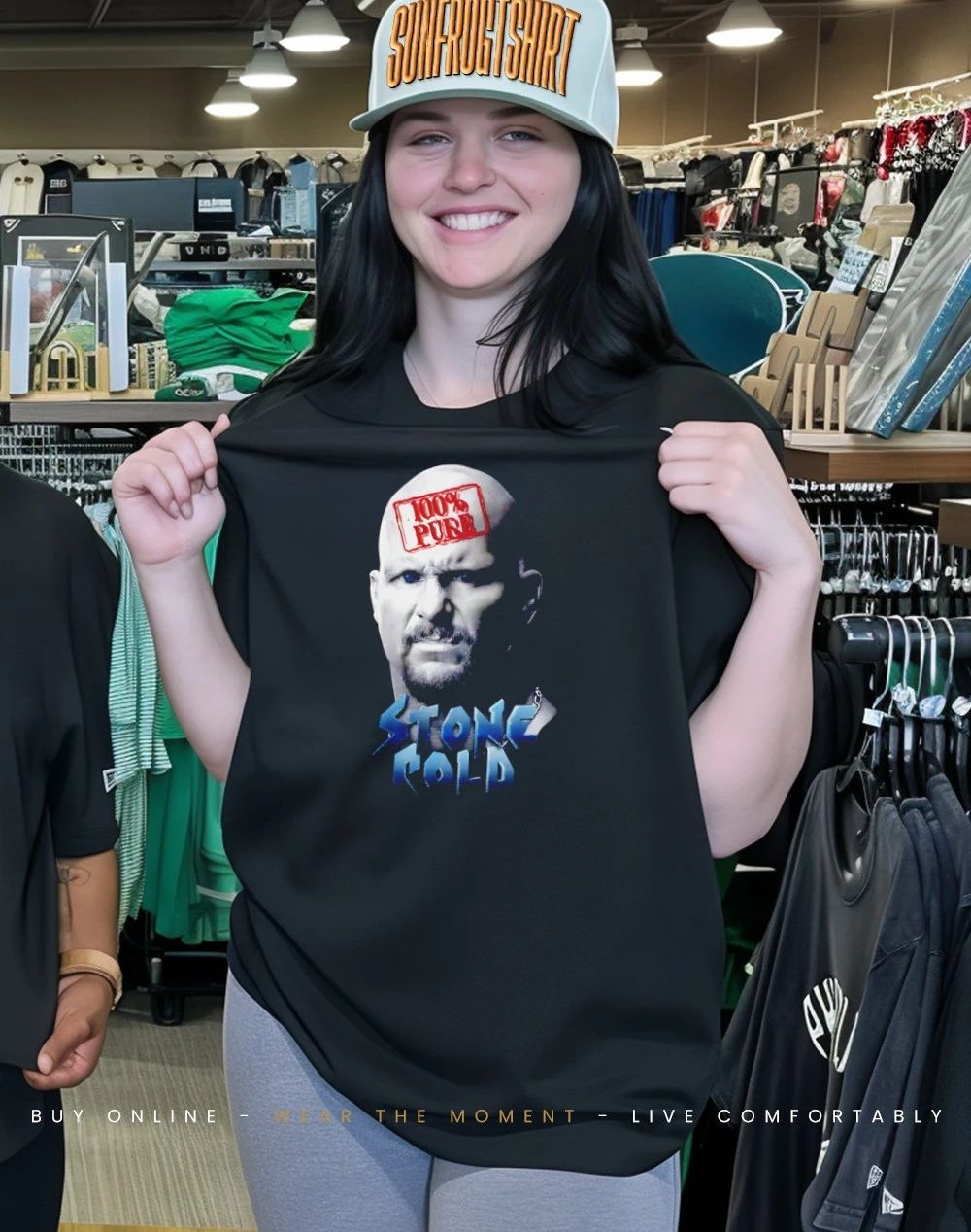 Stone Cold Steve Austin 100 pure shirt