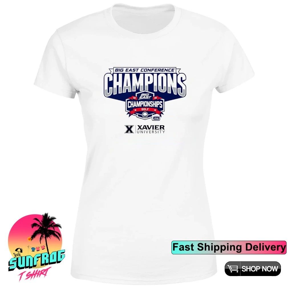 Xavier Men’s Golf 2026 Big East Conference Champions shirt