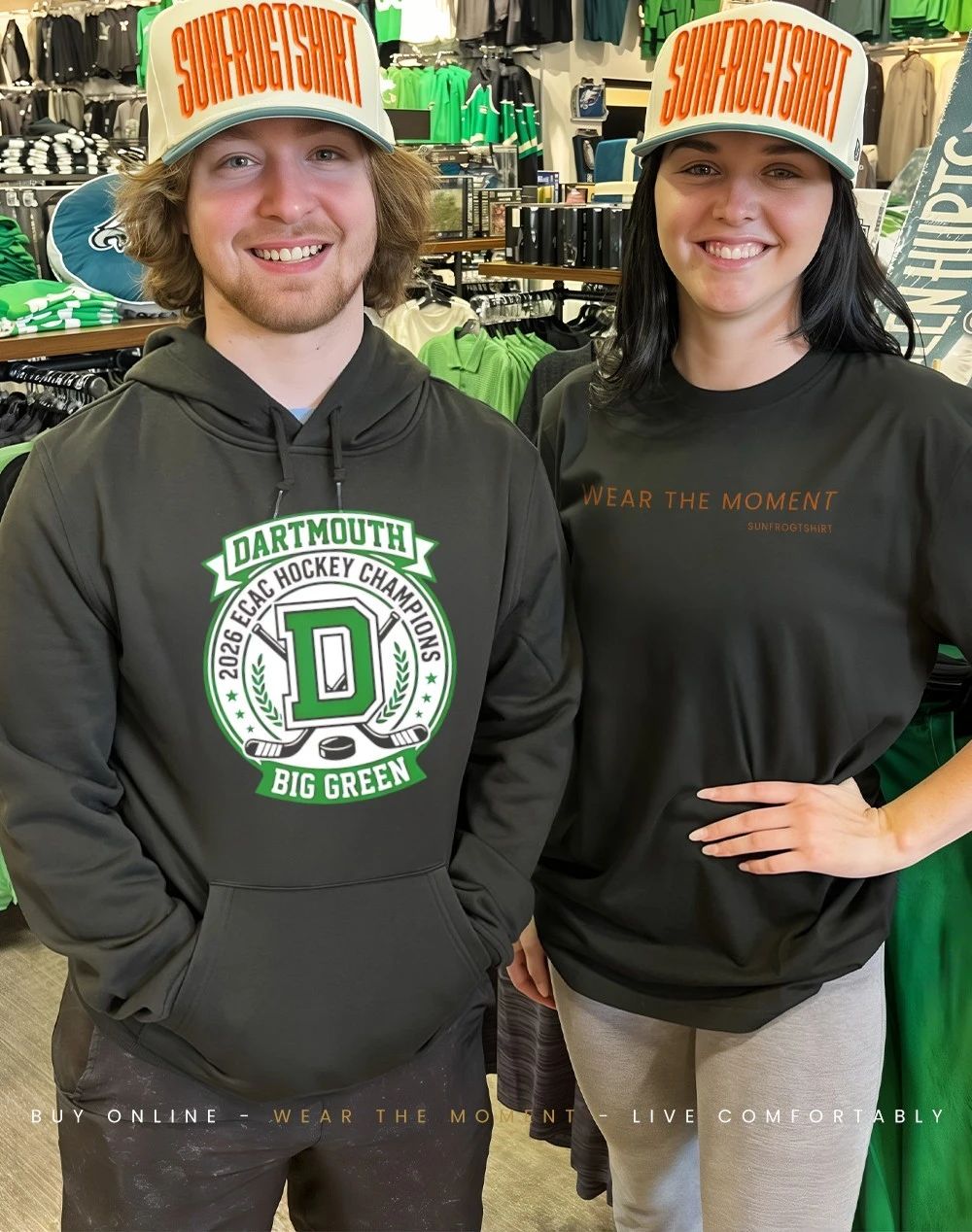 Dartmouth Big Green 2026 ECAC Hockey Champions shirt