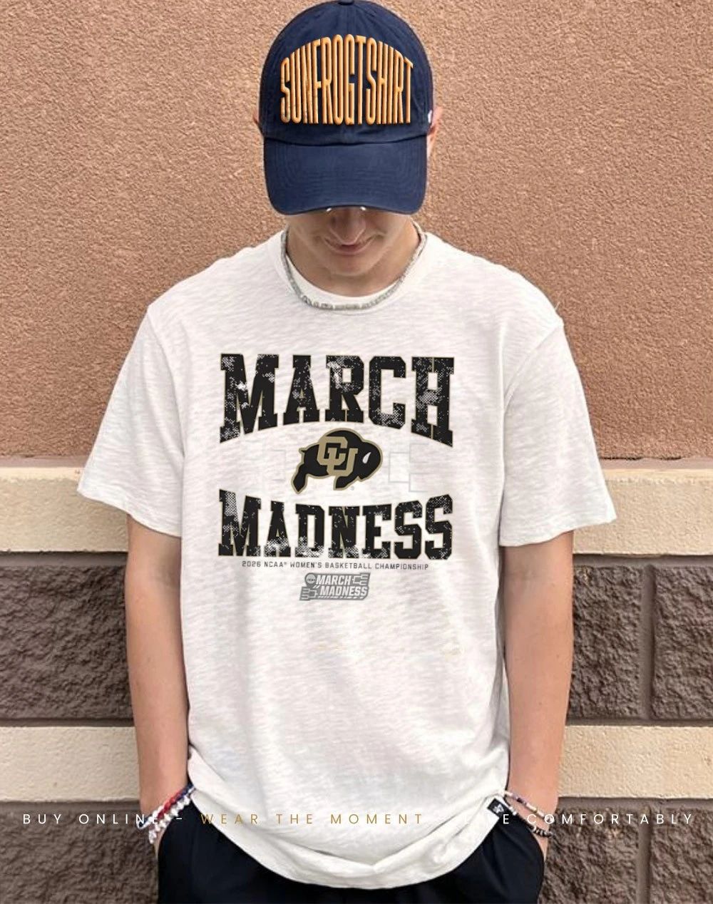 Colorado Buffaloes WBB 2026 March Madness logo shirt