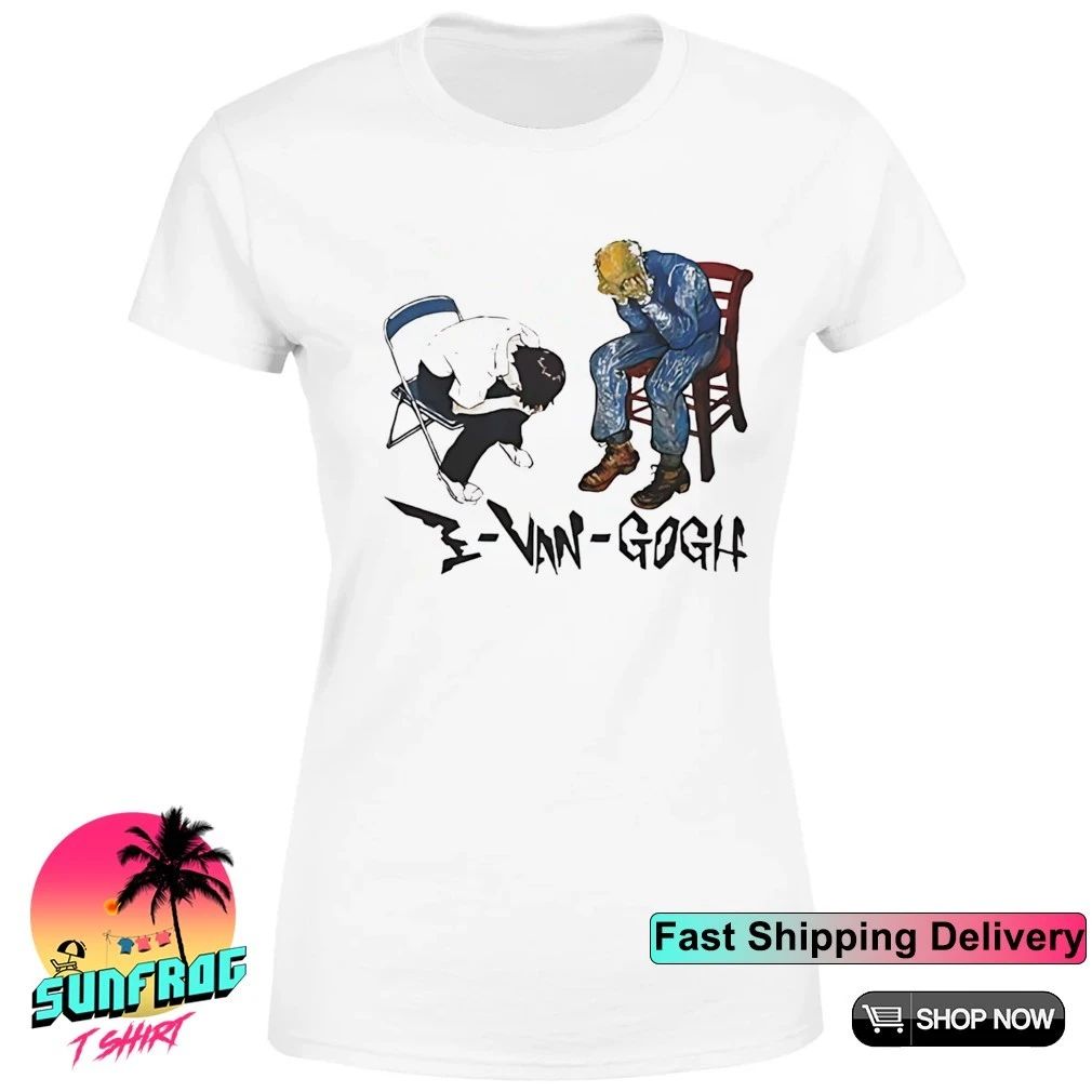 Van Gogh and Ikari Shinji evangogh shirt