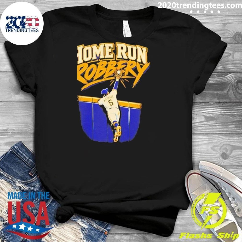 Garrett Mitchell Brewers Nlcs 2026 Home Run Robbery Shirt