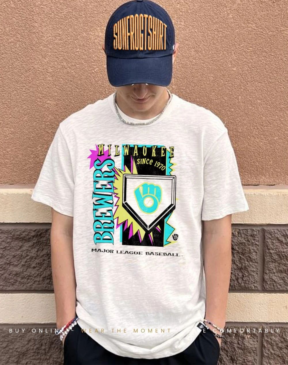 Milwaukee Brewers MLB Cooperstown Neon Field Shock shirt