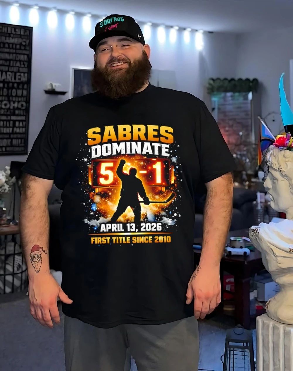 Buffalo Sabres 2026 Atlantic Division Champions Back To The Throne Ice Hockey 5-1 shirt