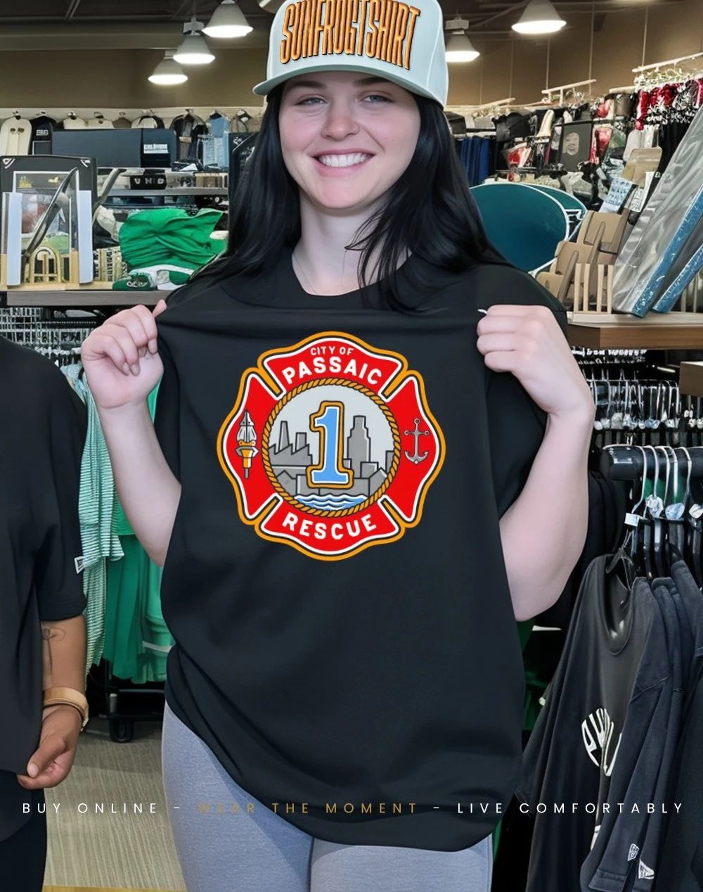City of Passaic Rescue 1 Fire Department shirt