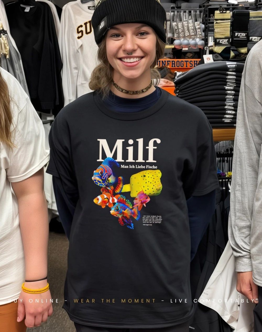 Milf Man ich liebe Fische shirt
