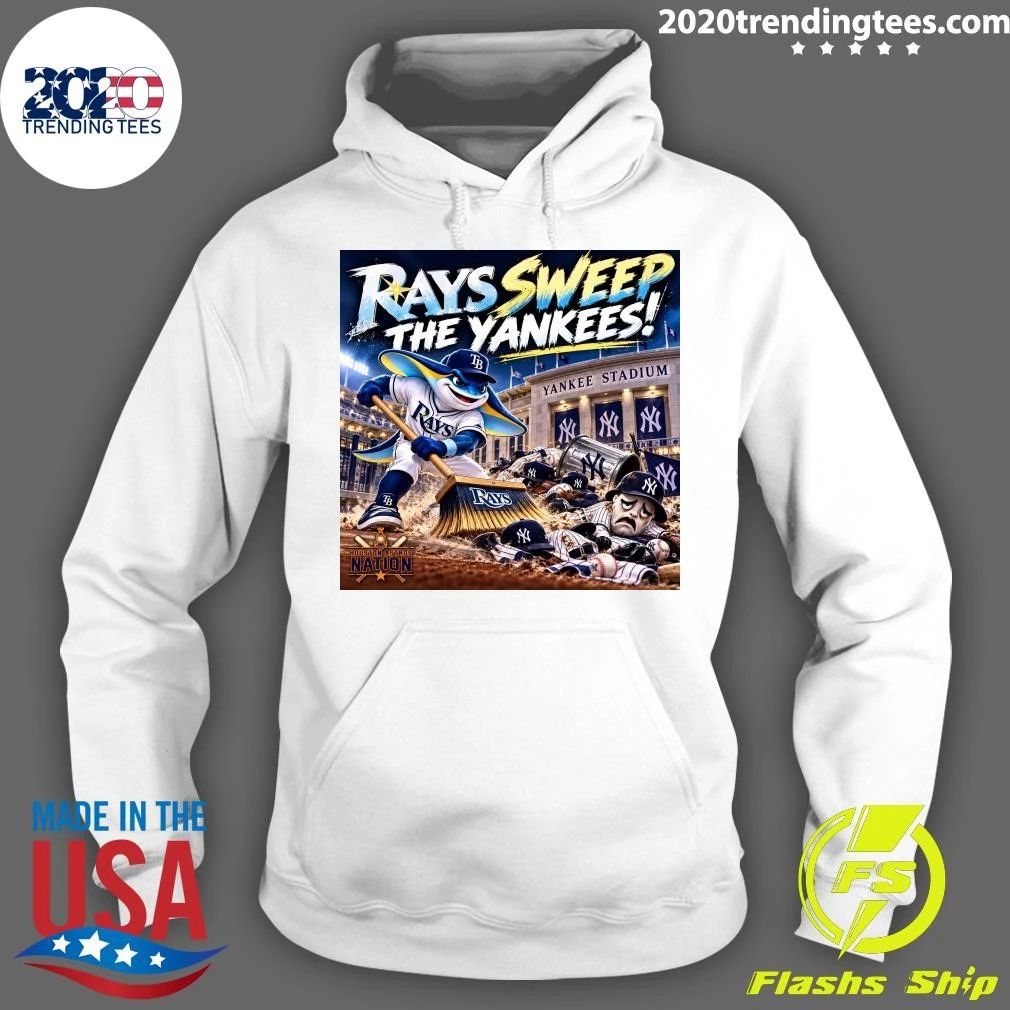 Rays Sweep The Yankees Yankee Stadium Houston Astros Nation T-shirt