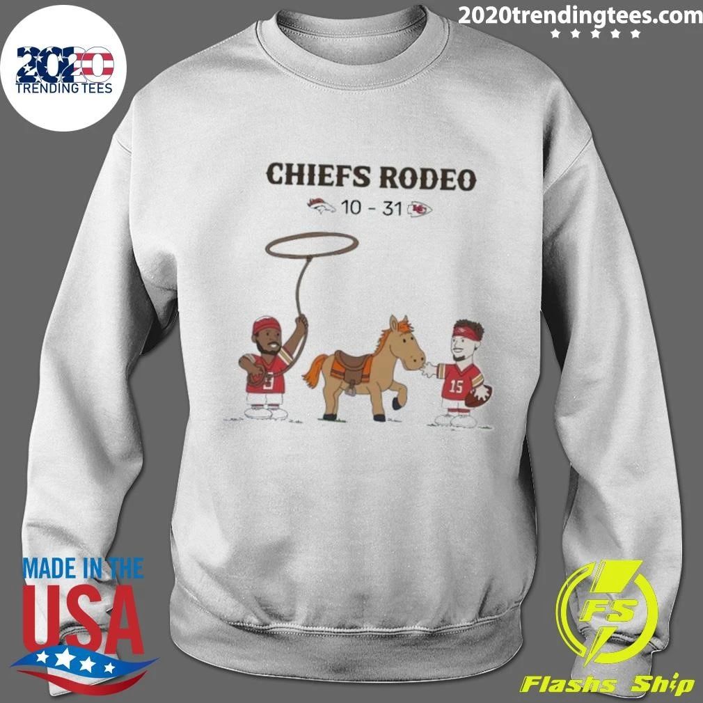 Chiefs Rodeo Patrick Mahomes 15 And L’jarius Sneed 9 Shirt