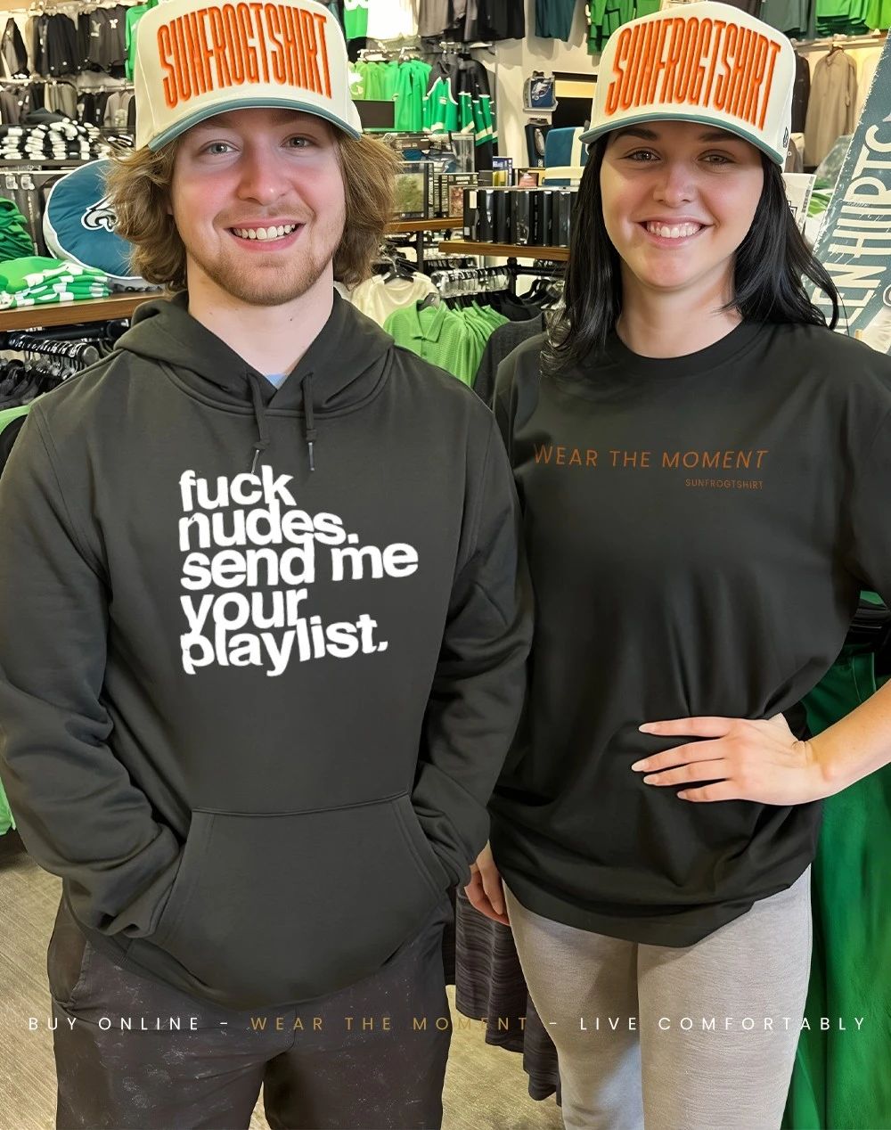 Fuck nudes send me your playlist shirt