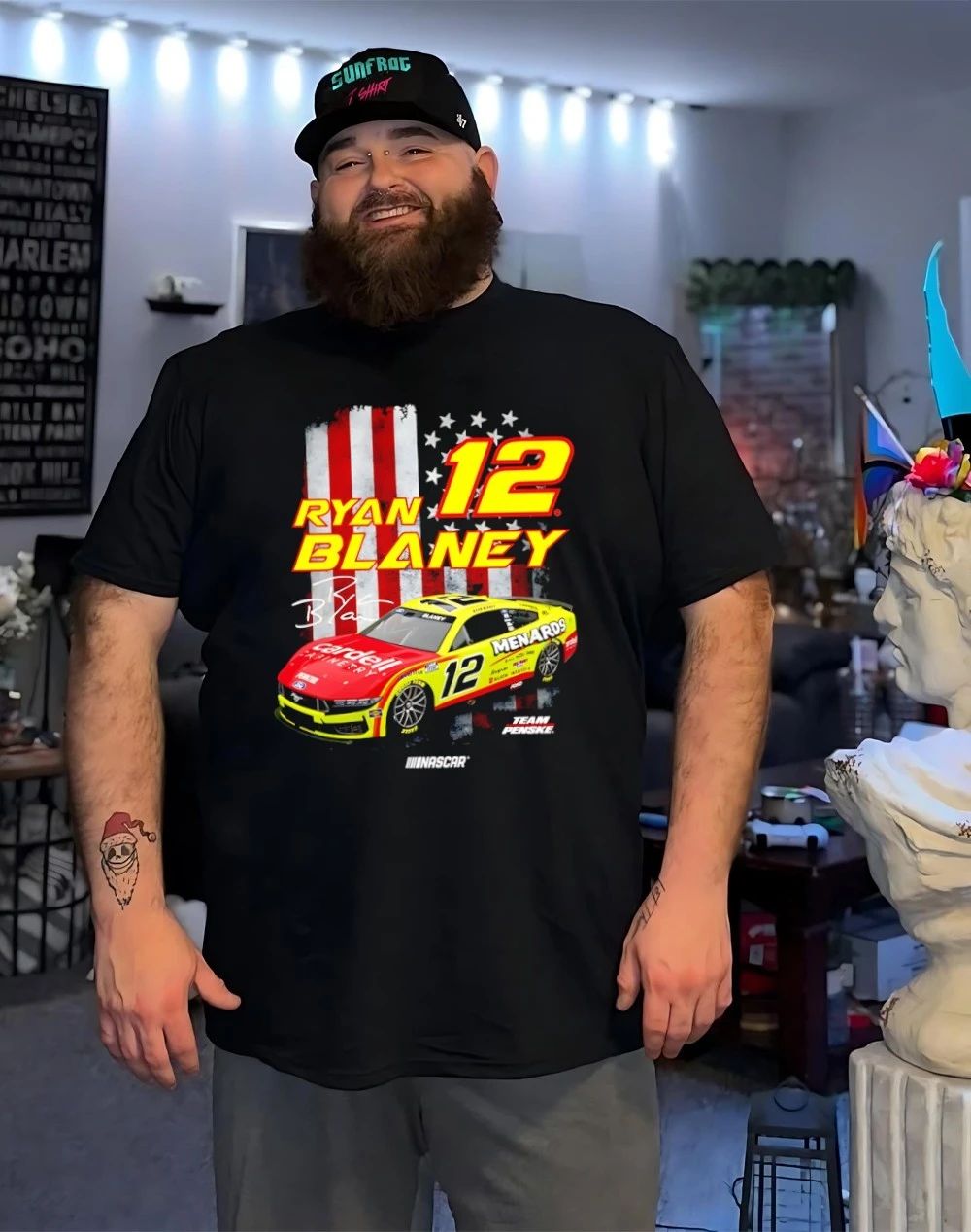 Ryan Blaney 12 Team Penske Vive La Fete Nascar Driver signature shirt