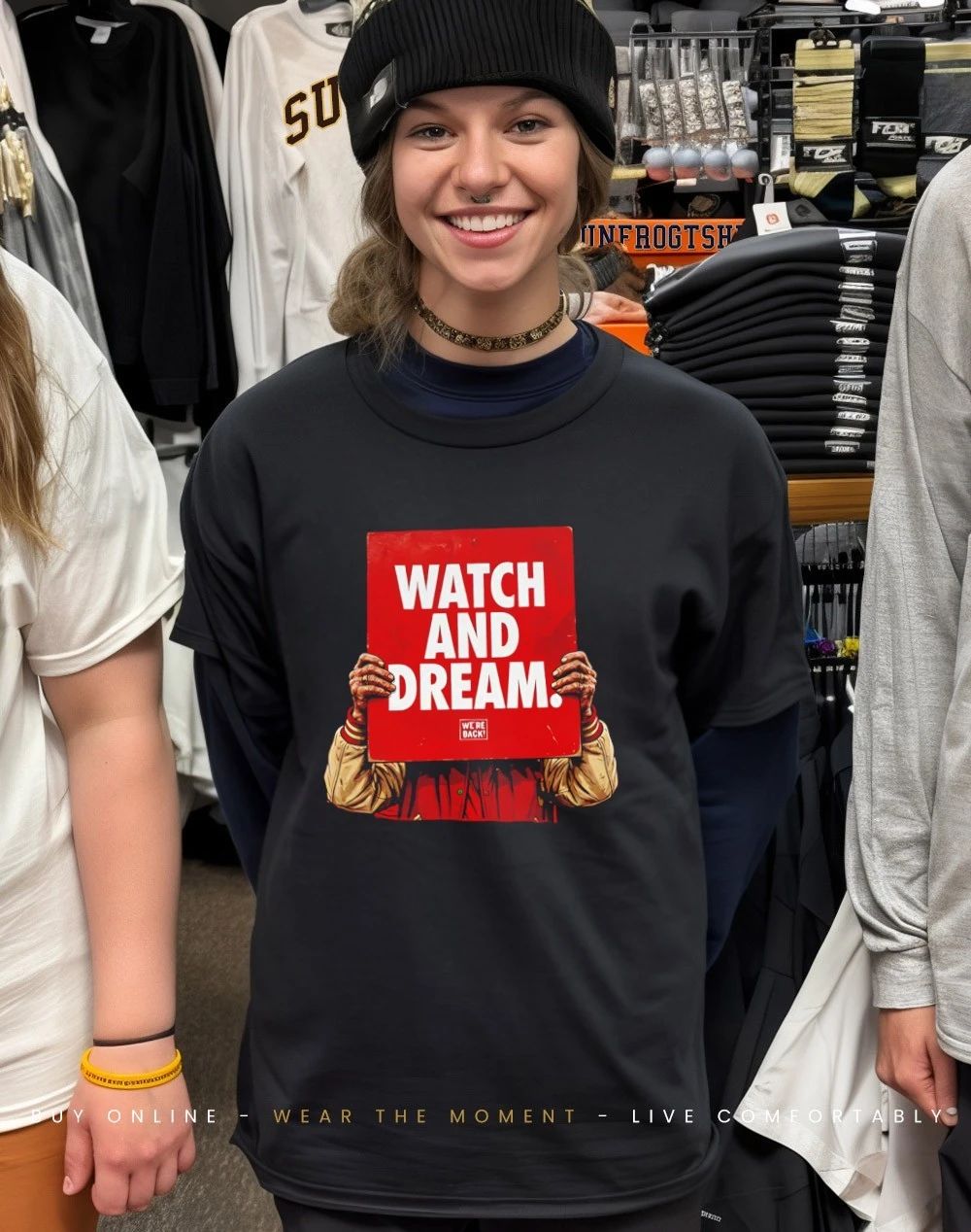 Nebraska Cornhuskers Watch And Dream Sign shirt