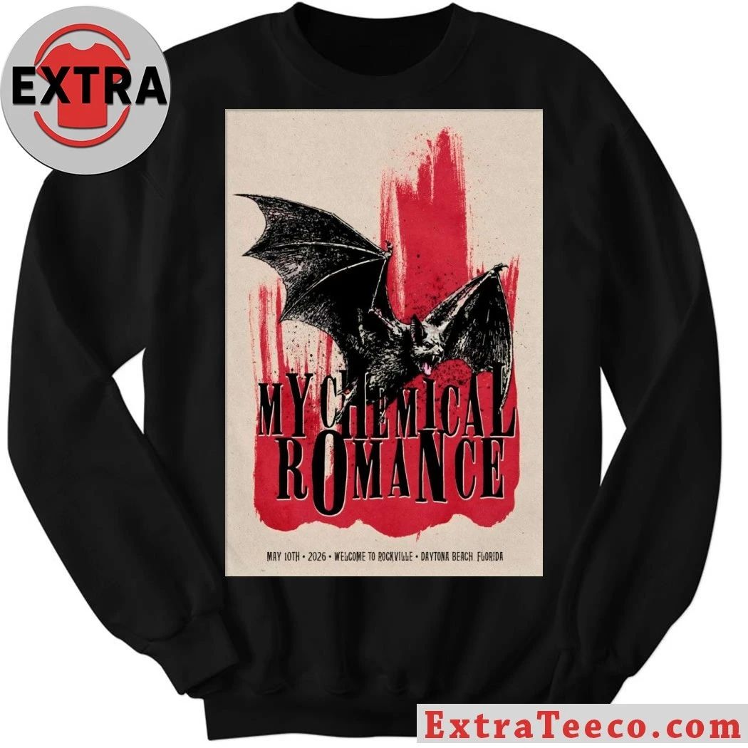 My Chemical Romance 5 10 2026 Daytona Beach FL Poster Shirt