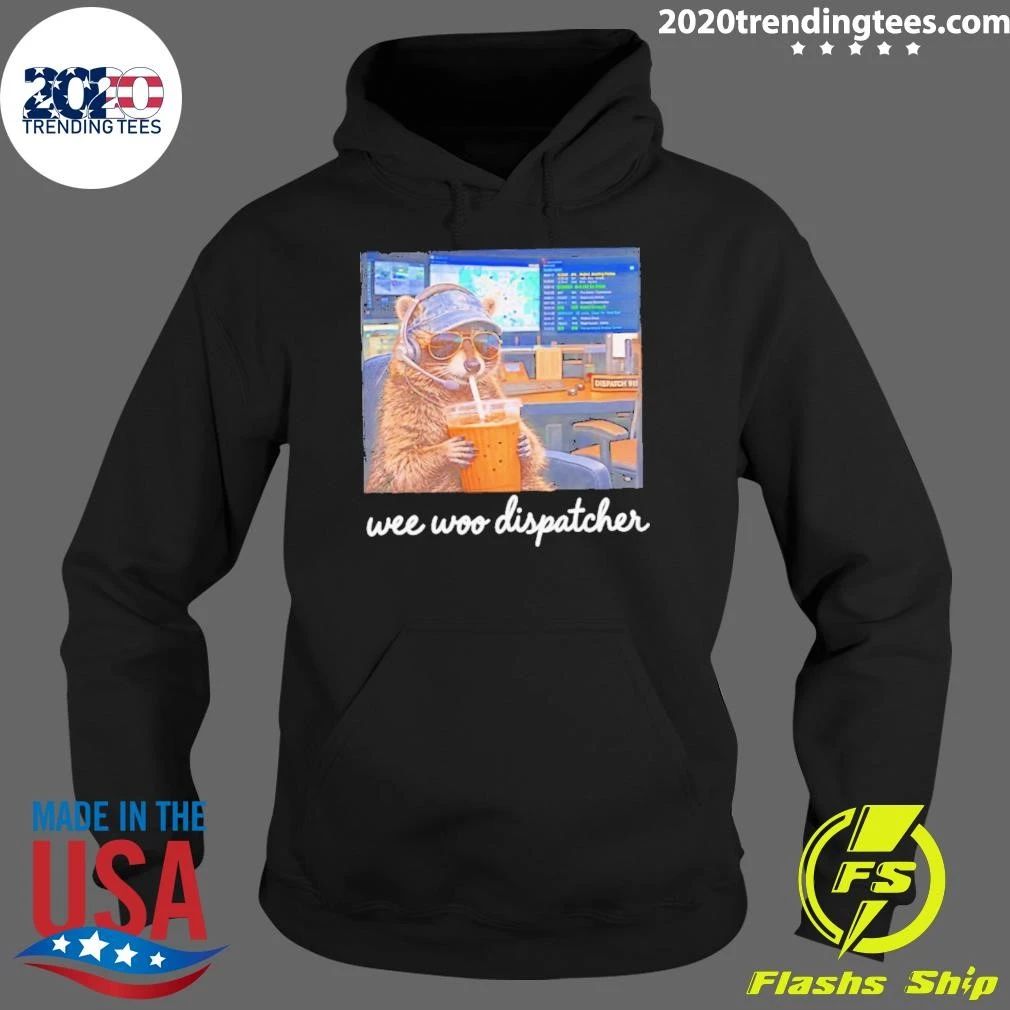 Wee Woo Dispatcher Raccoon 911 Operator Shirt