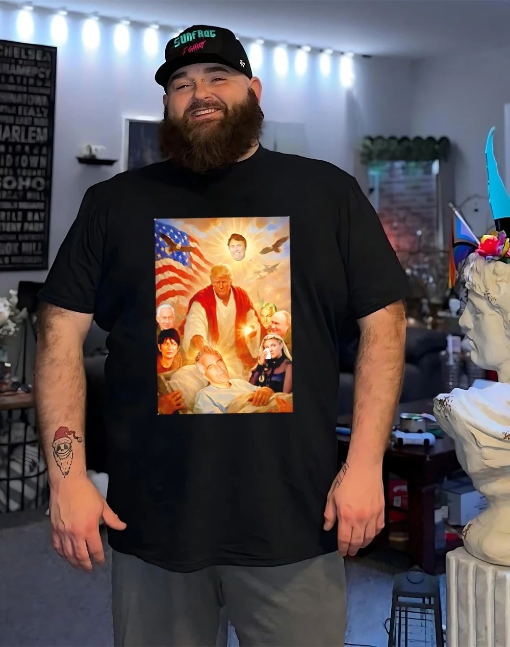 Jesus Trump on X meme shirt