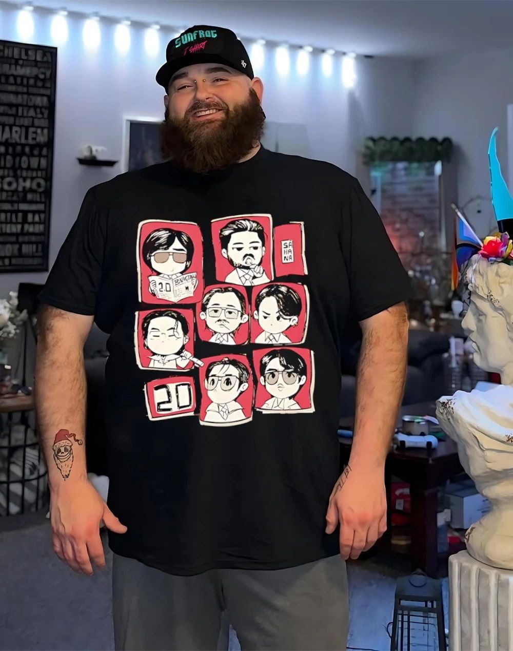 BTS 2.0 Arirang BTS Tour 2026 cartoon graphic shirt